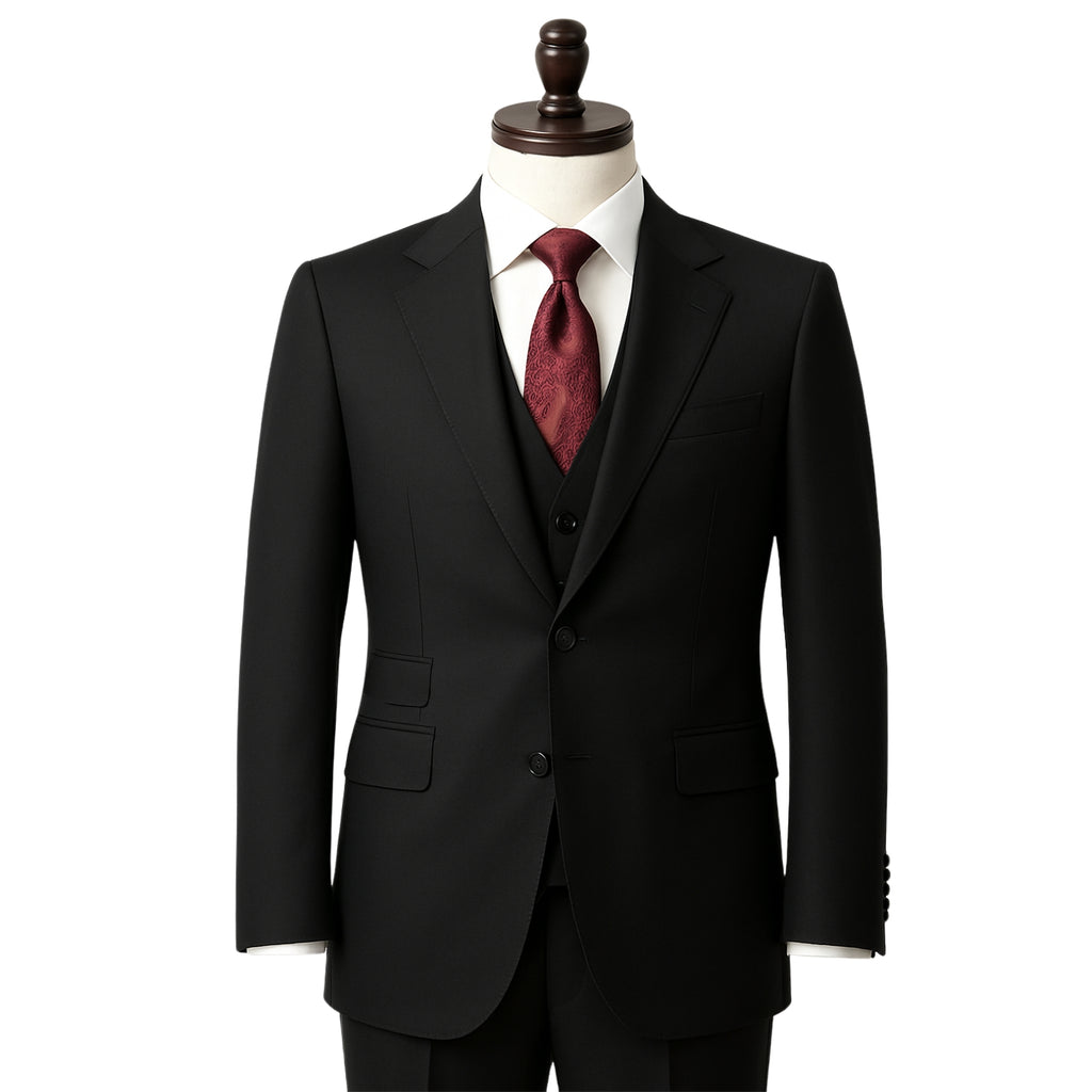 Slk3 Peak Collor One Button Super 120's Wool + Shirt + Bow Tie Suit main image 1
