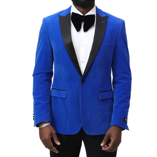 Stretch Slim Fit Velvet Blazer - 7 Colors