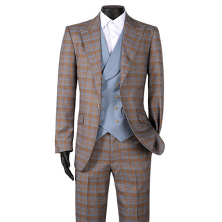 Florence Slim Suit 9115-5 Royal Luxe 2 Button Notch Lapel