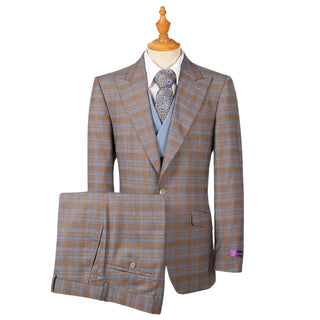 Florence Slim Suit 9115-5 Royal Luxe 2 Button Notch Lapel