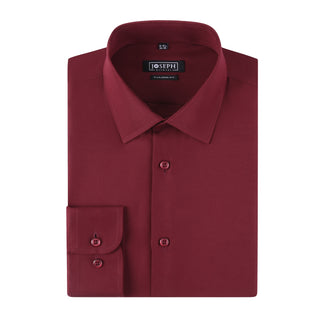 Ultra Soft Tailored Fit Dress Shirt Wine