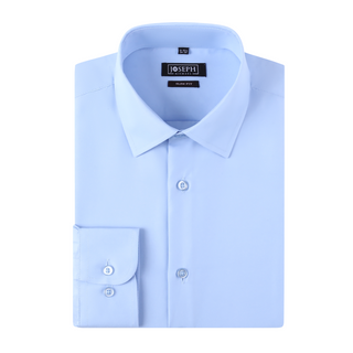 Ultra Soft Slim Fit Dress Shirt Light Blue