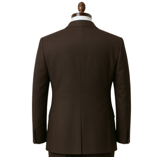 100% Wool 2 Button Modern Fit Brown Suit