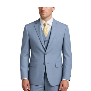 Ocean Vested Sharkskin Suit
