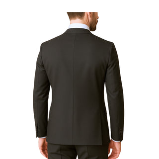 Charcoal Vested Stretch Executive Suit