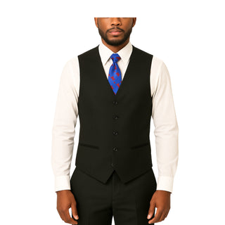 Black Vested Executive Suit