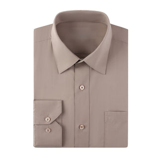 Ultra Soft Tailored Fit Dress Shirt Tan