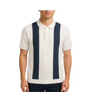 Ps596 Barocco Knit Polo Shirt