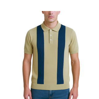 Ps596 Barocco Knit Polo Shirt