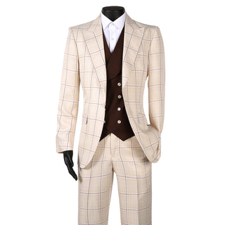 Florence Slim Suit 3804-1 Royal Luxe 2 Button Notch Lapel