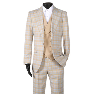 Florence Slim Suit 9115-1 Royal Luxe 2 Button Notch Lapel