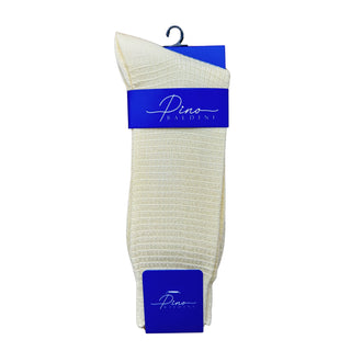 Basket Weave Men's Crew Dress Sock