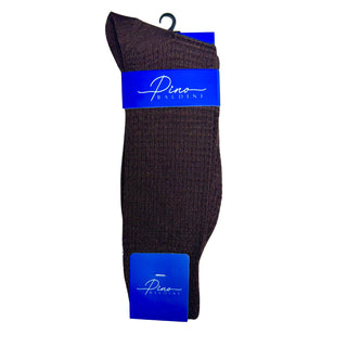 Basket Weave Men's Crew Dress Sock