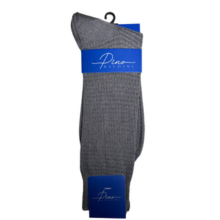 Basket Weave Men's Crew Dress Sock