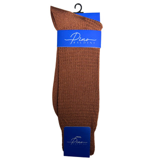 Basket Weave Men's Crew Dress Sock