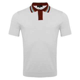 Ps598 Barocco Knit Polo Shirt