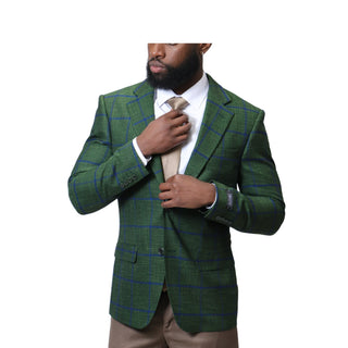 Big Plaid Modern Fit Sportcoat - Green