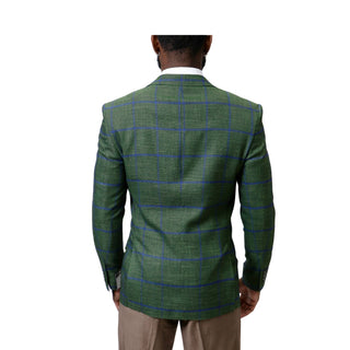Big Plaid Modern Fit Sportcoat - Green