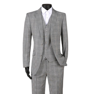 Roma Slim Fit Suit 1968-8 Royal Luxe 2 Button Notch Lapel