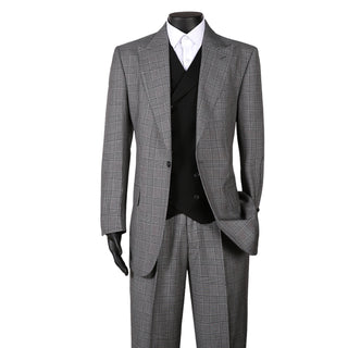 Verona Wide Leg Suit 18079-365 Royal Luxe 2 Button Notch Lapel